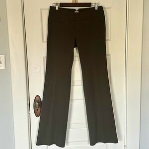 Ecru Women’s Wide Leg Trouser Pants Dark Olive Green Size 4 EUC